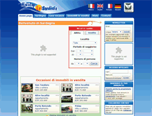 Tablet Screenshot of holidayinsardinia.com